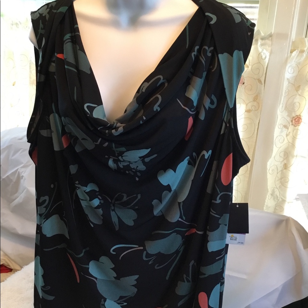 Nine West cowl neck Pull Over Top